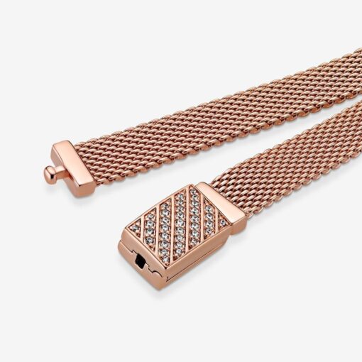 Pulsera de Pandora Reflexions en con Cierre Largo en Pavé