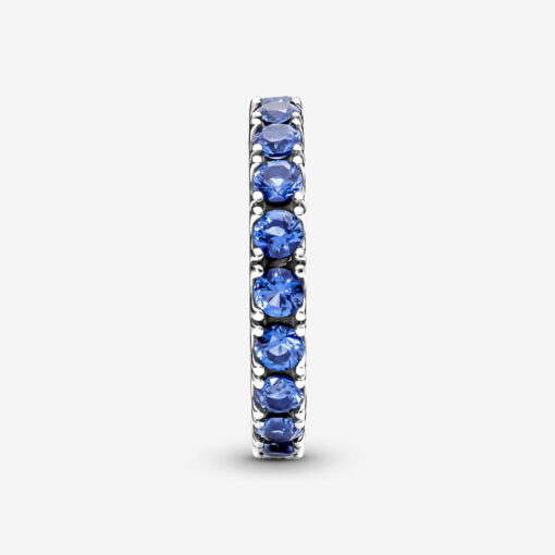 Anillo Eternity Brillante Azul - Imagen 2