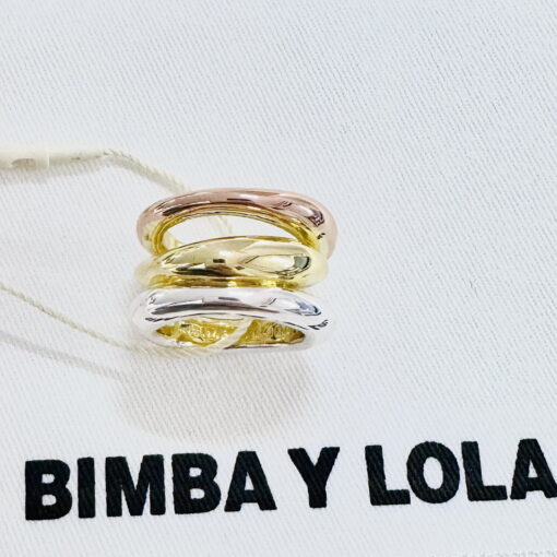 Bimba y Lola Anillo Bandas Logo Tricolor - Image 2