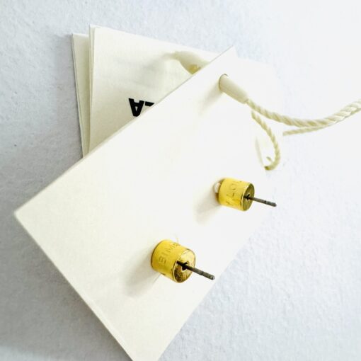 Bimba y Lola Aretes Estrella de Mar Blanco