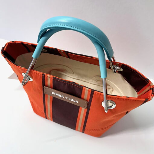 Bimba y Lola Bolsa de mano mini Jacquard Naranja - 241BBXJ6X.10150