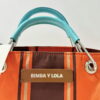 Bimba y Lola Bolsa de mano mini Jacquard Naranja - 241BBXJ6X.10150