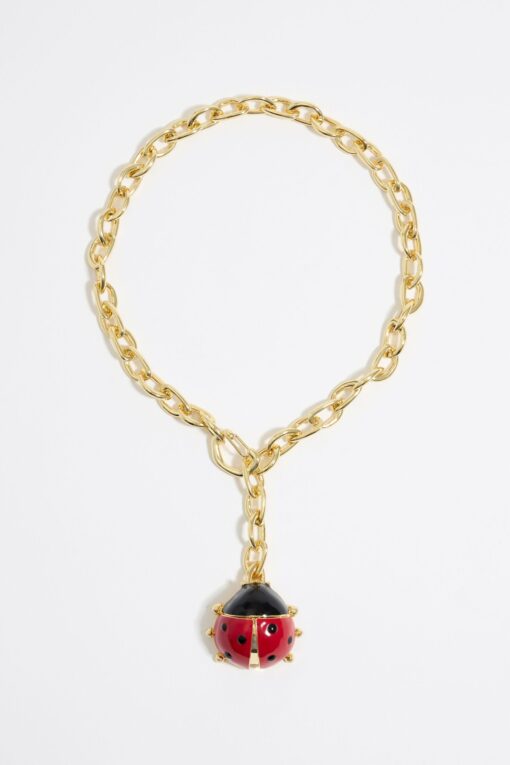Bimba y Lola Collar Cadena Y Catarina Roja - Imagen 7