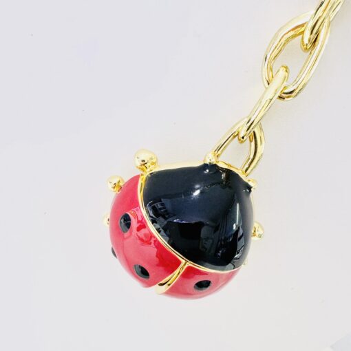 Bimba y Lola Collar Cadena Y Catarina Roja - Imagen 4