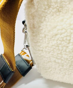 Bimba y Lola Cross Body Peluche Crema strap Bicolor Mostaza - 222BBSJ1S.T2080