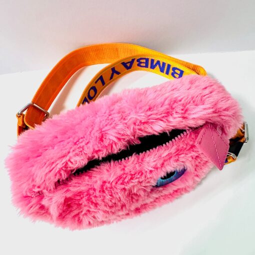 Bimba y Lola Cross Body Peluche Rosa strap Bicolor Naranja - 222BBSJ1S.T2300