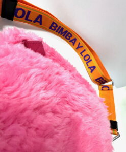 Bimba y Lola Cross Body Peluche Rosa strap Bicolor Naranja - 222BBSJ1S.T2300