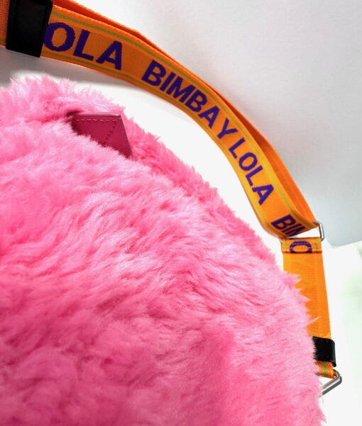 Bimba y Lola Cross Body Peluche Rosa strap Bicolor Naranja - 222BBSJ1S.T2300