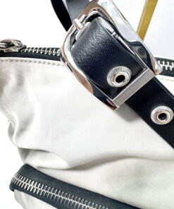 Bimba y Lola Cross Gris con detalles en piel y estoperoles - 211BBMY2H.T2001