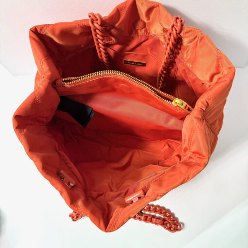 Bimba y Lola Shopper Acolchada Coral con cadena Mediana - 241BBHJ8I.13206