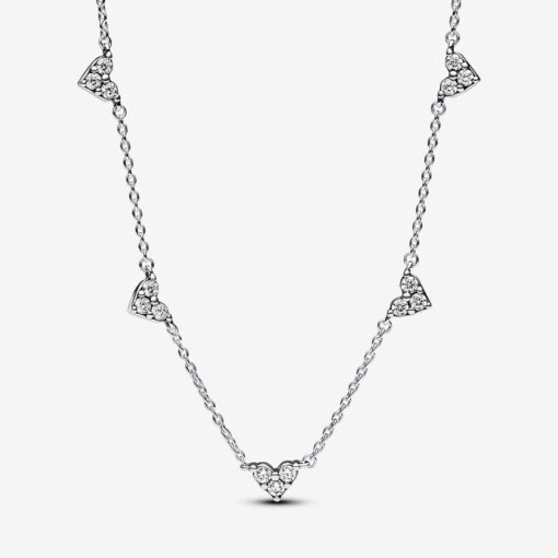 Collar Cadena Corazón Triple Gema - Imagen 3