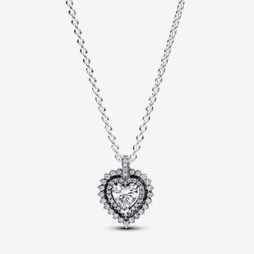 Collar Corazón Halo Brillante - Imagen 2
