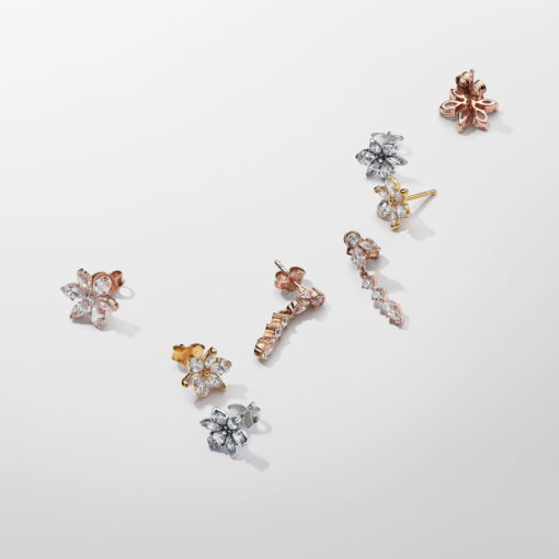 Aretes Colgantes Herbario Brillante