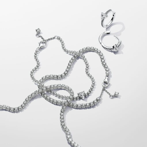 Aretes de Aro Corazón Brillante - Imagen 4