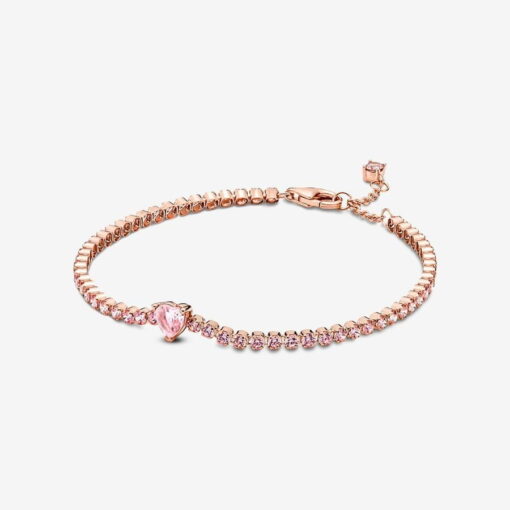 Pulsera Corazón Brillante