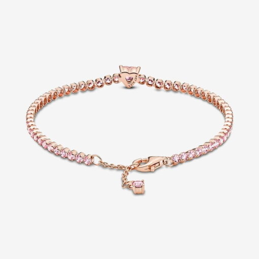 Pulsera Corazón Brillante