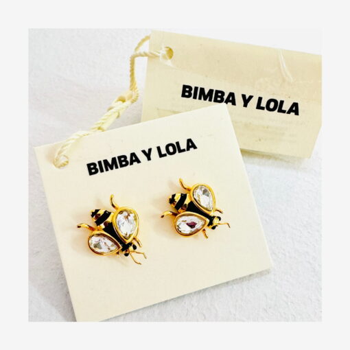 Bimba y Lola Aretes Mini de Abeja