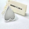 Bimba y Lola Anillo Corazón Grande Plateado