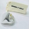 Bimba y Lola Anillo Corazón Grande Plateado