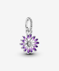 Charm Colgante Margarita Púrpura