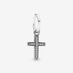 Charm Colgante Cruz Brillante