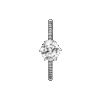 Anillo Corona Deslumbrante Transparente