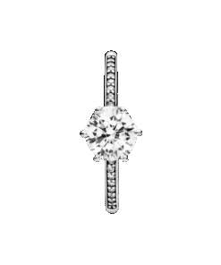 Anillo Corona Deslumbrante Transparente