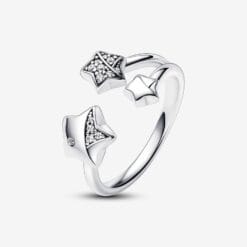 Anillo con Forma de Estrellas