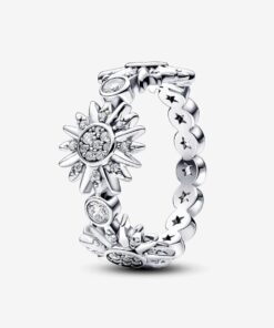Anillo de Triple Sol Brillante