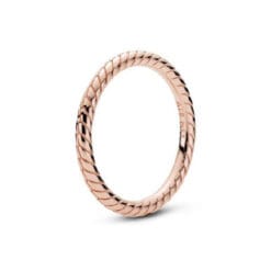 Anillo Diseño Cadena de Serpiente Rose-Gold