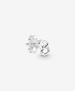 Arete Único con Corazones Encadenados de Pandora ME