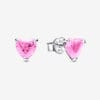 Aretes Corazón Rosa