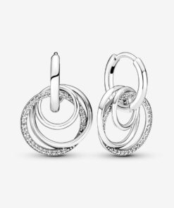 Aretes de Aro Círculo Familiar Siempre