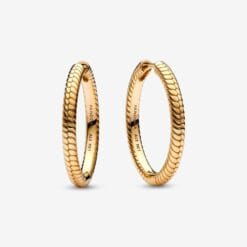 Aretes de Aro con Dijes Moments de Pandora