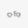 Aretes de corazón abierto