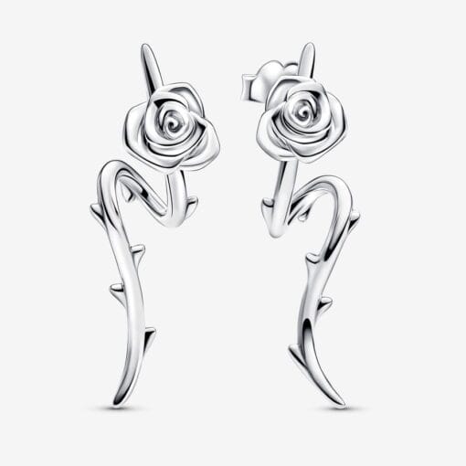 Aretes Rosas Floreciendo