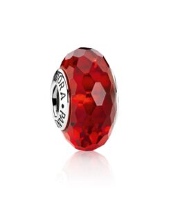 Murano Facetado Rojo