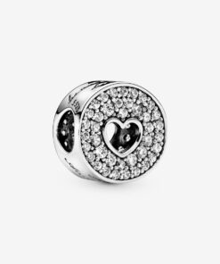 Charm Aniversario con Pavé y Corazón