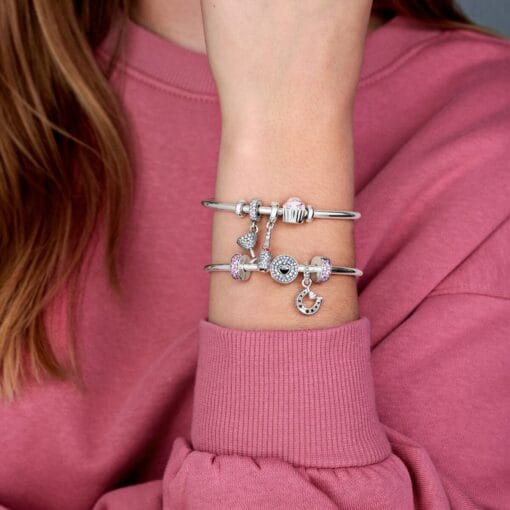 Charm Aniversario con Pavé y Corazón - Imagen 7