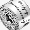 Charm Aniversario con Pavé y Corazón