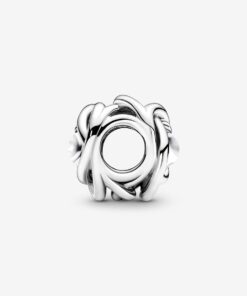 Charm Círculo de la Eternidad Madre de Perla Blanca de Junio