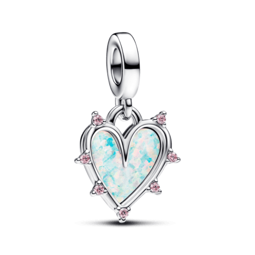 Charm Colgante Doble Amistad Opalescente