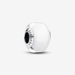 Charm Mini Cristal de Murano Blanco