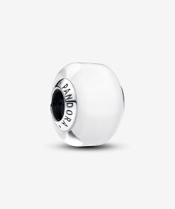 Charm Mini Cristal de Murano Blanco