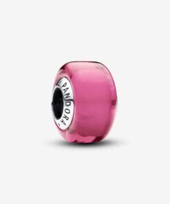 Charm Mini Cristal de Murano Rosa