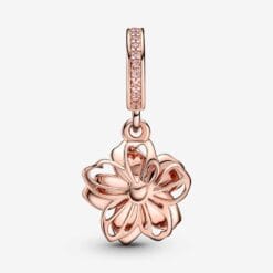 Charm Colgante de Flor de Cerezo Rose Gold