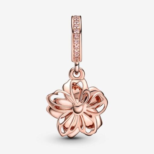 Charm Colgante de Flor de Cerezo Rose Gold