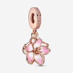 Charm Colgante de Flor de Cerezo Rose Gold