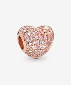 Charm de Corazón con Mariquita Brillante