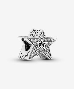 Charm de Estrella Asimétrica Brillante